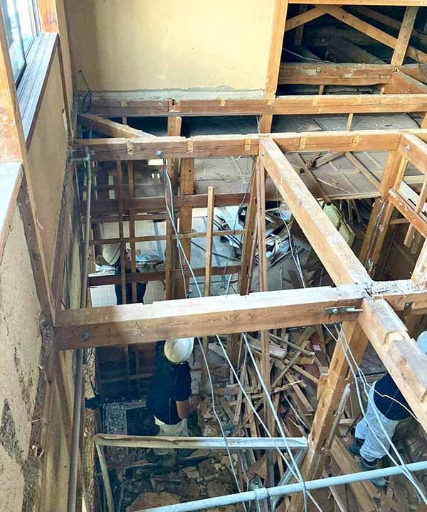 新潟市北区K様邸フルリフォーム中_解体