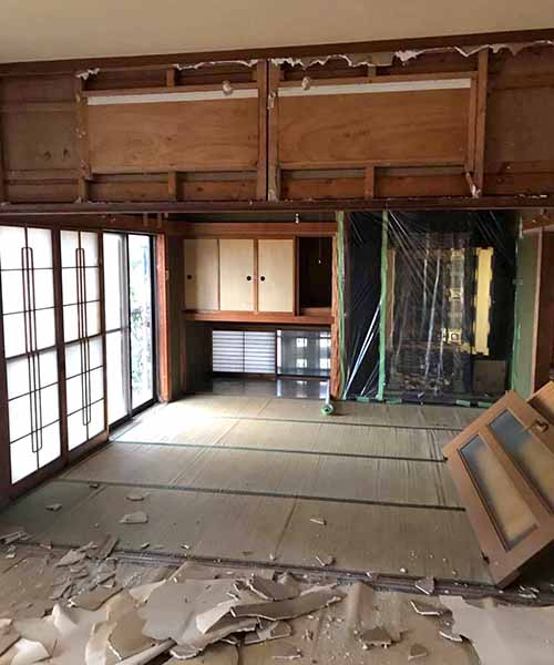 新潟市北区Y様邸フルリフォーム中_解体