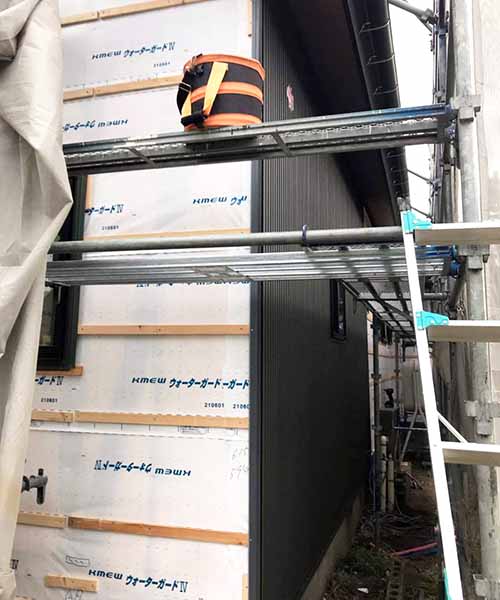 新潟市北区Y様邸外壁リフォーム中