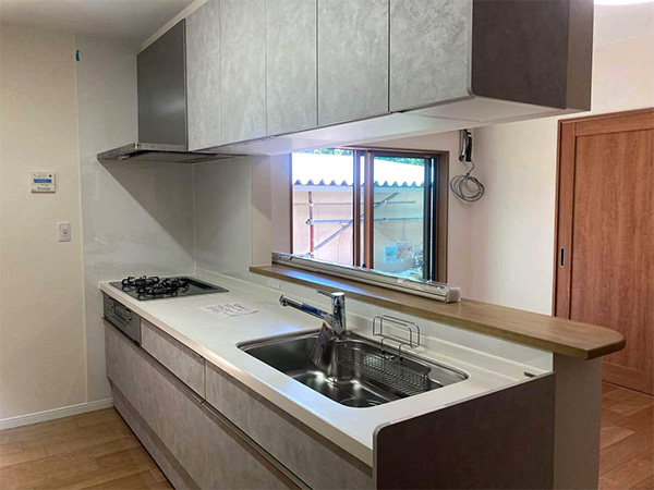 新潟市北区K様邸キッチンリフォーム後_ノクト(LIXIL)