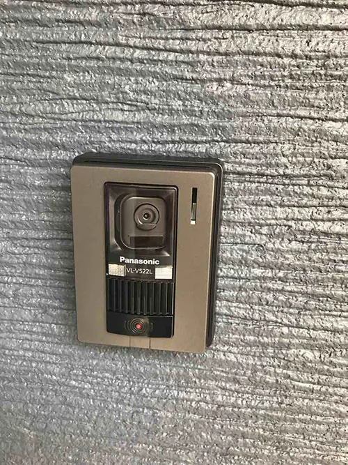 新発田市M様邸　外壁張替え後_インターホン