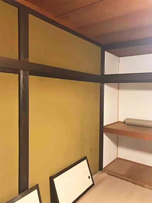 新潟市北区K様邸　内装リフォーム中_木部塗装