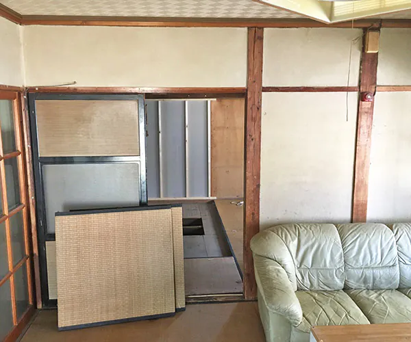 聖籠町I様邸　平屋リフォーム前_リビング