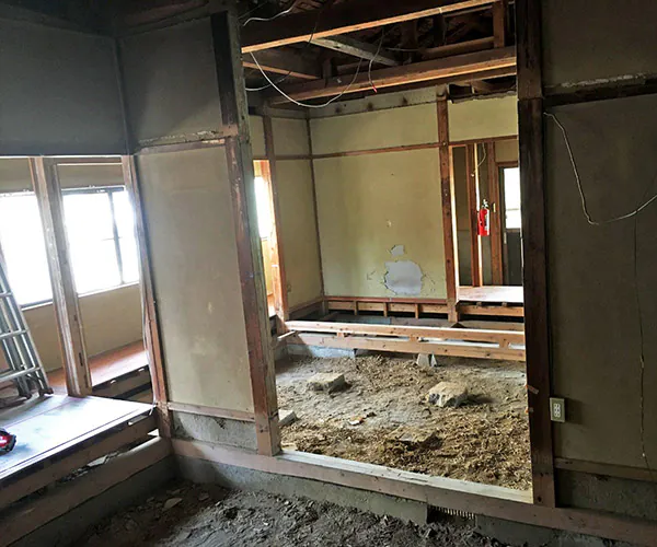 聖籠町I様邸　平屋リフォーム前_解体