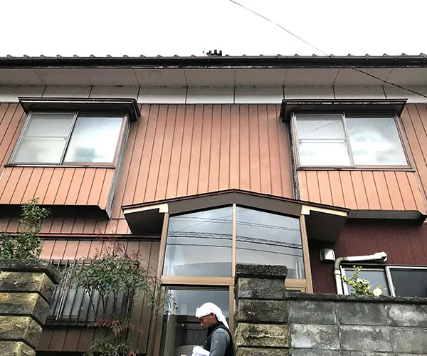 新潟市北区Y様邸　外壁リフォーム前_外観