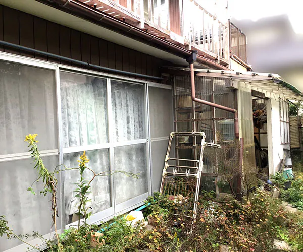 新潟市北区Y様邸　エクステリアリフォーム前_庭