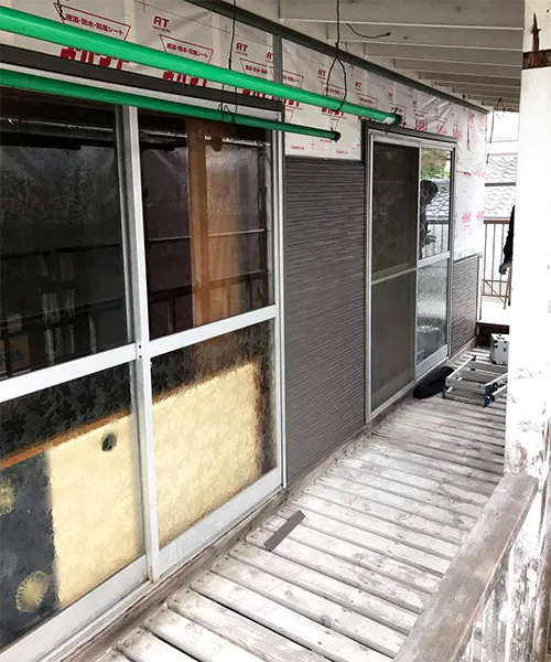 新潟市北区Y様邸　外壁・エクステリア等リフォーム　Before