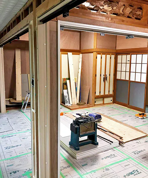 新潟市北区Y様邸　内装リフォーム中_内装