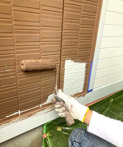 新潟市北区A様邸外壁塗装中