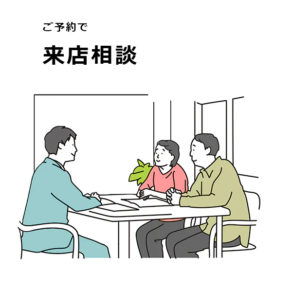 予約で来店相談
