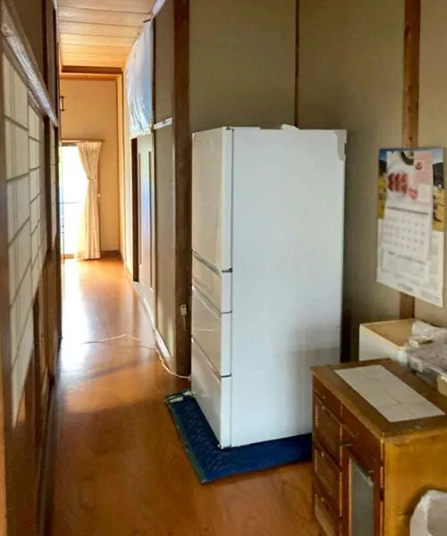 新潟市北区S様邸キッチンリフォーム中_冷蔵庫