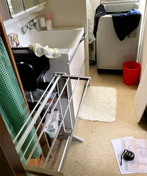 新潟市東区A様邸洗面所リフォーム前