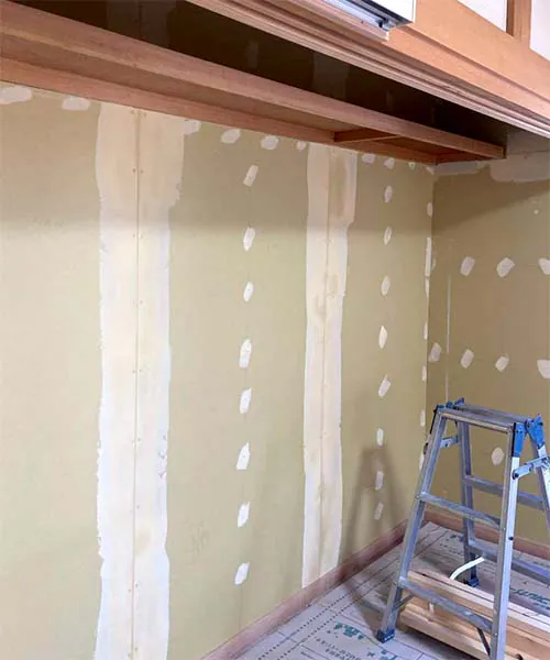 新潟市北区H様邸　和室リフォーム中_押入れ