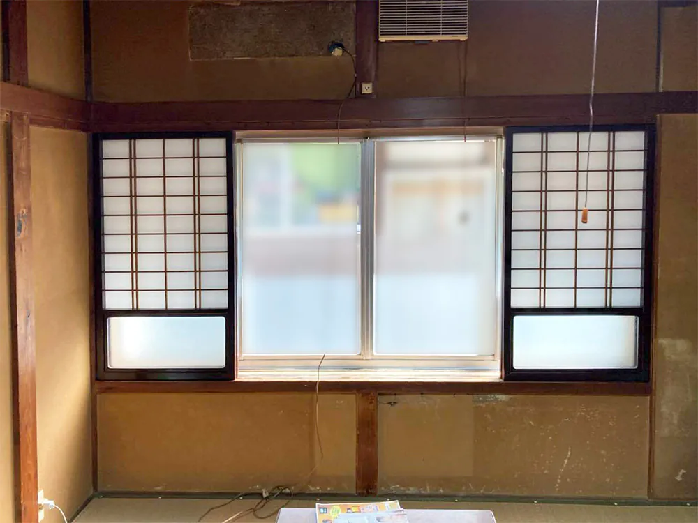 阿賀野市H様邸リビングリフォーム前_障子