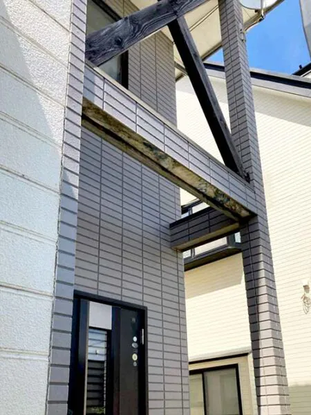 新潟市北区M様邸屋根・外壁リフォーム事例　Before