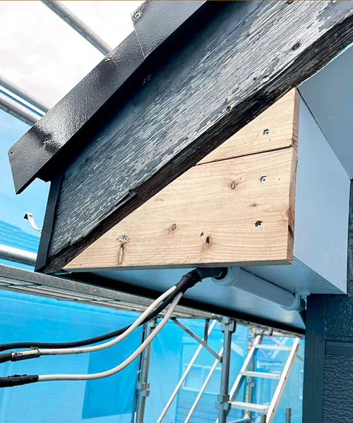 新潟市北区M様邸屋根・外壁リフォーム事例　Before