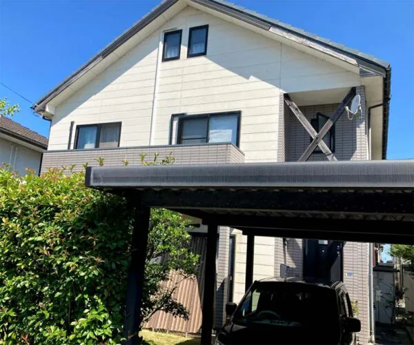 新潟市北区M様邸屋根・外壁リフォーム事例　Before