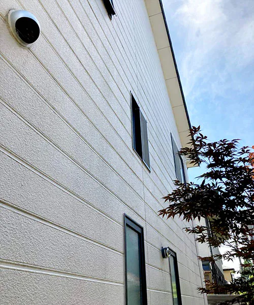 新潟市北区M様邸外壁リフォーム前_傷みの少ない面