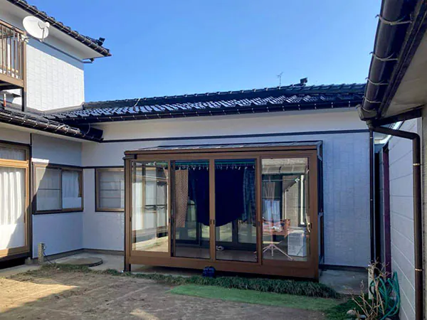 新潟市東区Y様邸テラス囲い設置後