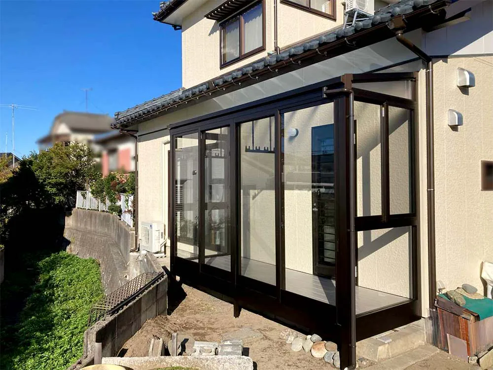 新潟市北区Y様邸フルリフォーム後_サンルーム