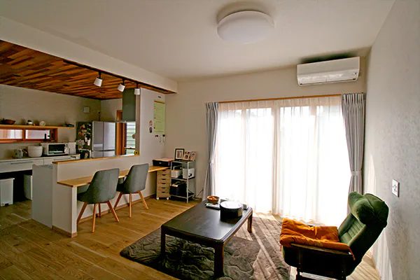 新潟市北区Y様邸フルリフォーム後_LDK