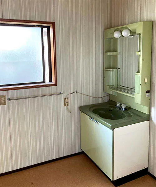 新潟市北区Y様邸洗面所リフォーム前