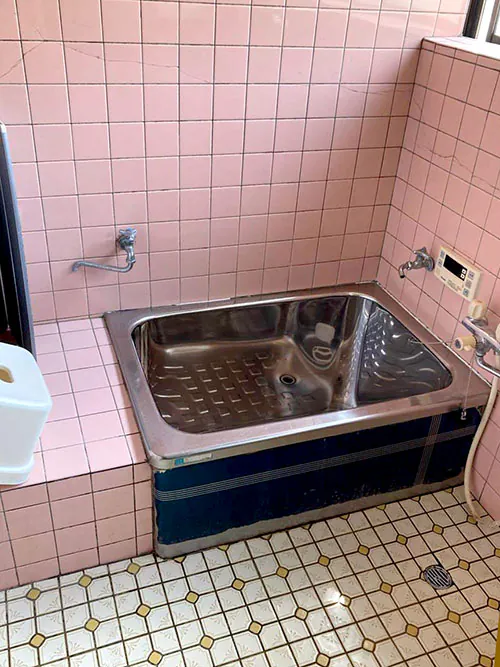 新潟市北区Y様邸風呂リフォーム前