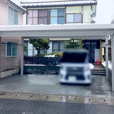 新潟市北区H様邸 カーポート設置後
