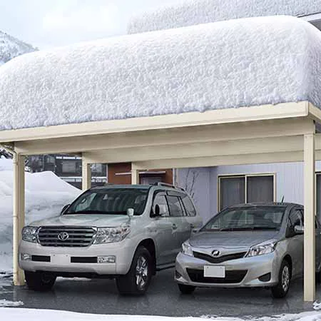 スチール屋根カーポート