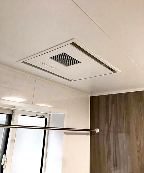 新潟市北区O様邸水まわりリフォーム後_暖房付き換気扇