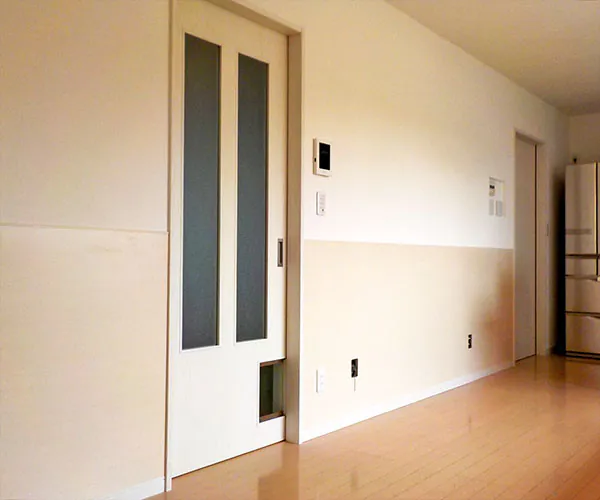 新発田市Y様邸リビングリフォーム後_腰壁がついた