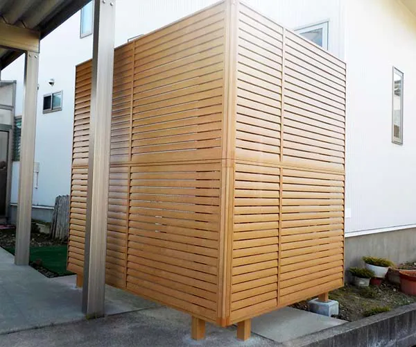 新発田市Y様邸LDKリフォーム後_フェンス