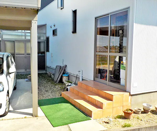 新発田市Y様邸フェンス設置前