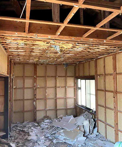 新潟市北区N様邸平屋リフォーム中_解体