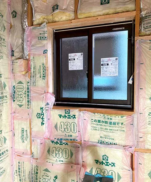 新潟市北区S様邸お風呂リフォーム中_断熱