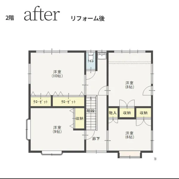 完全分離型二世帯間取り_2階_アフター