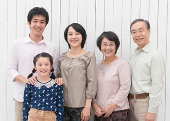 二世帯5人家族
