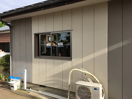 凍害になった外壁の部分張り替え