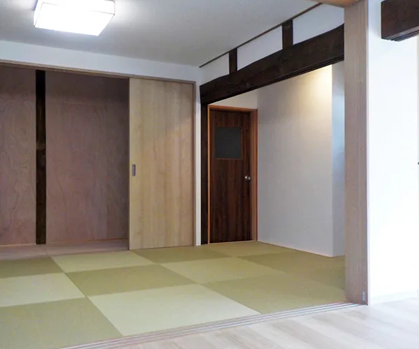 新発田市I様邸リビングリフォーム後_和室