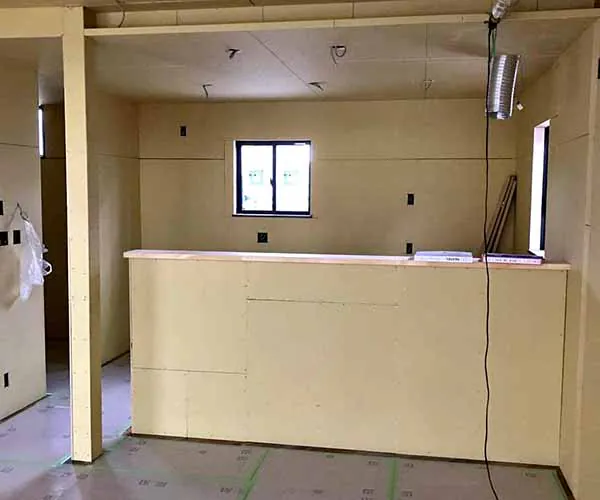 新潟市北区Y様邸フルリフォーム中_キッチン