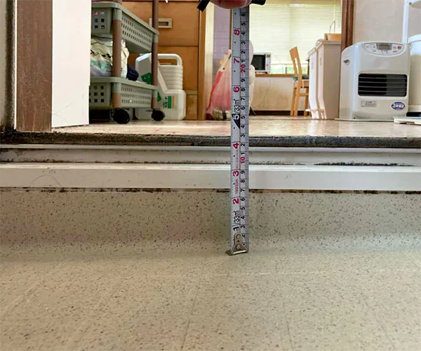 新潟市北区Y様邸水まわりリフォーム前_お風呂の段差