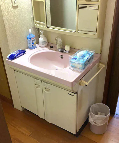 新潟市北区Y様邸水まわりリフォーム前_洗面台