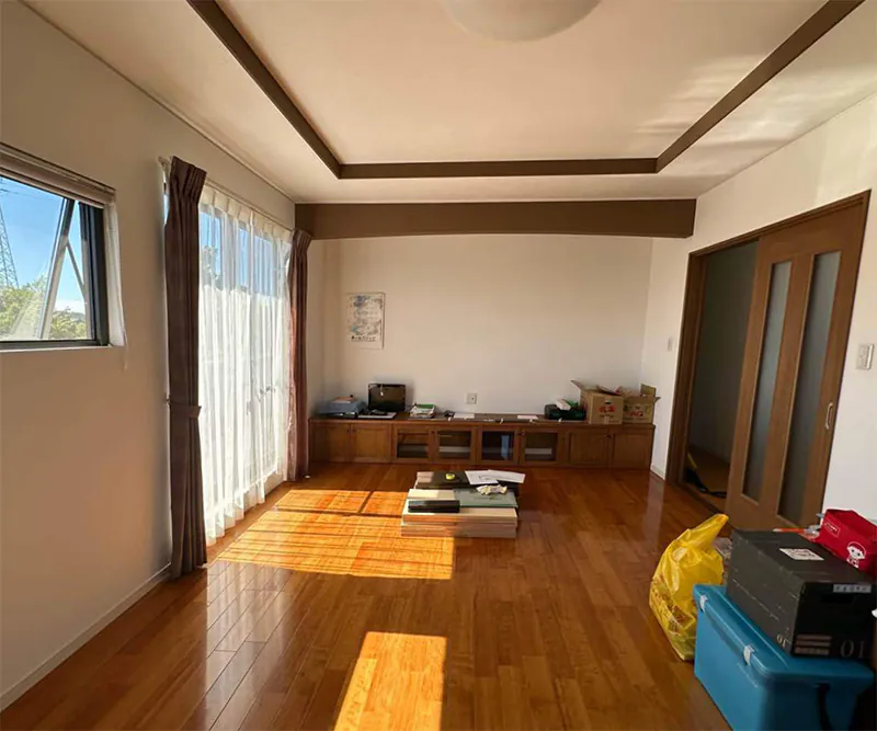 新潟市北区K様邸二世帯リフォーム前_リビング