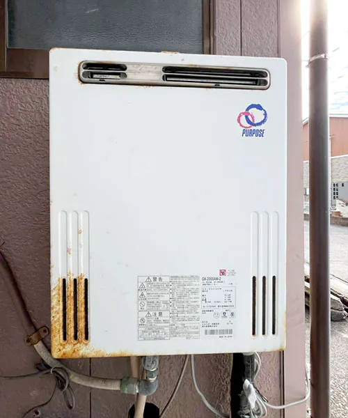 新潟市北区S様邸水まわりリフォーム前_給湯器