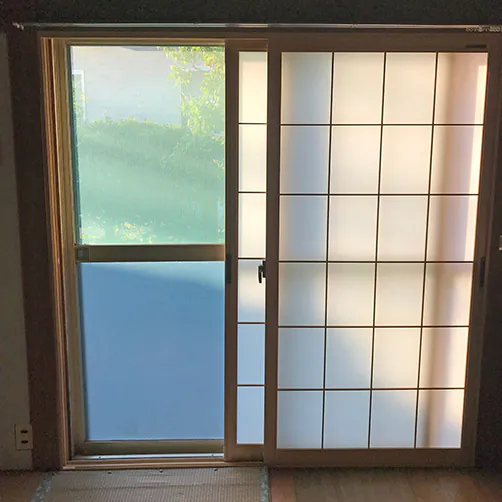 新潟市北区T様邸窓リフォーム後_障子タイプの内窓