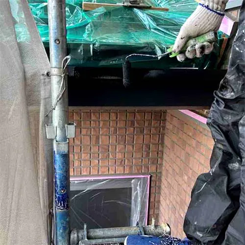 新潟市北区T様邸_板金部塗装