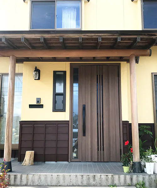 新発田市S様邸玄関リフォーム後