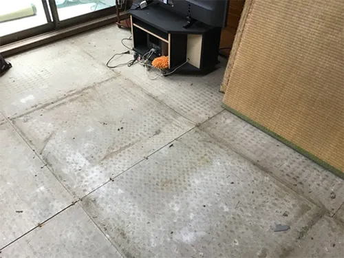 新潟市北区Y様邸　断熱リフォーム中_畳上げ