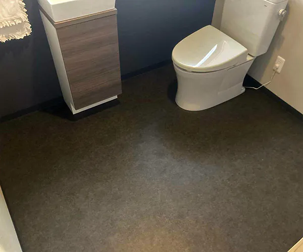 新潟市北区K様邸水まわりリフォーム後_広いトイレ