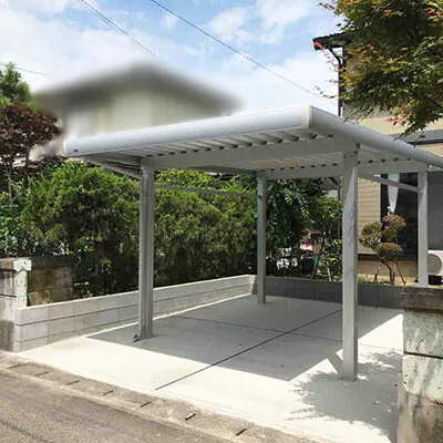 新発田市Y様邸カーポート設置_完成
